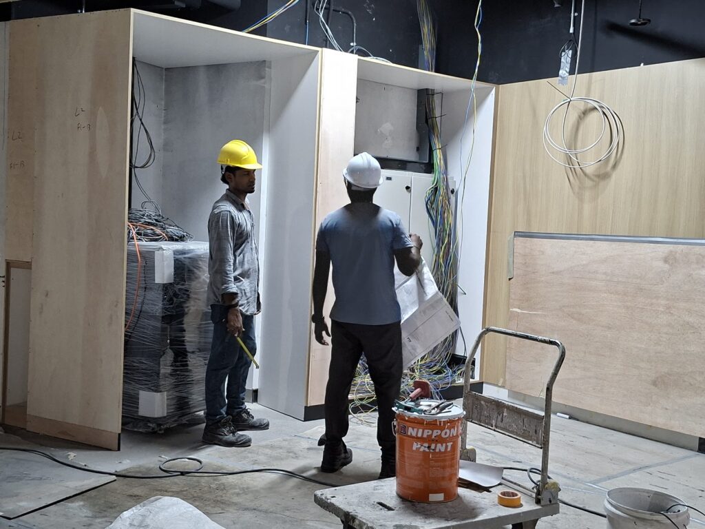 Construction works